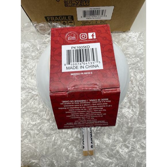 Nintendo Pokémon Pokeball 20oz Ceramic Ramen Noodle Bowl W/ Chopsticks Gift READ - Picture 15 of 16